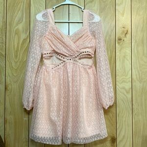 Lace Cut Out Dress